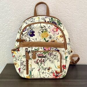 EUC Multi Sac Floral Cream Backpack